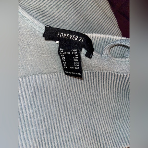 NWOT Forever 21 Seafoam Green Bralette - Picture 3 of 6